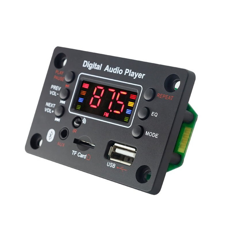 پخش کننده بلوتوثی 12V پنلی مربعی MP3