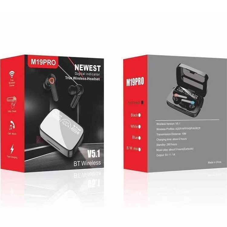 هندزفری بلوتوثی مدل M19 Newest V5.3